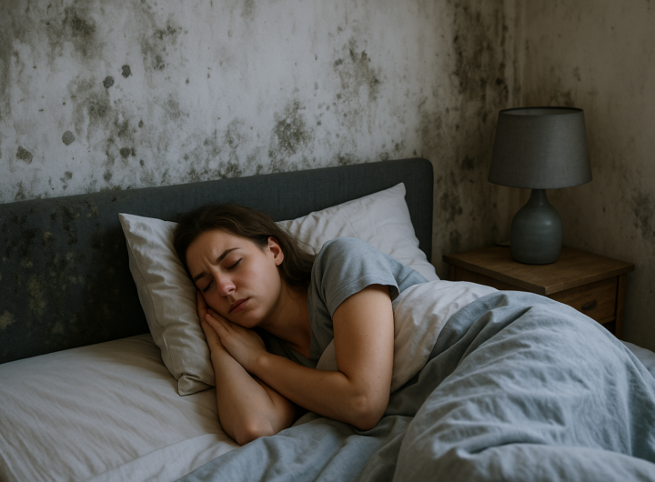 Dormire in una stanza umida rischi
