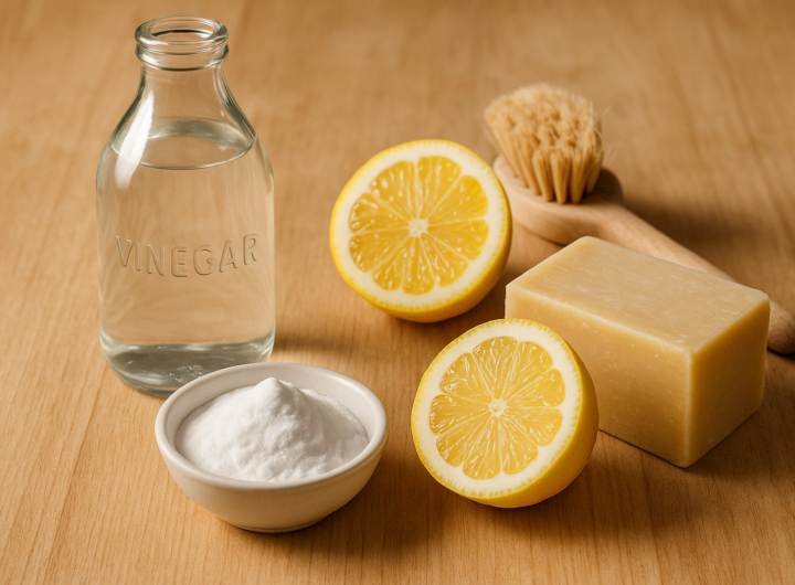 Pulizia della casa senza chimici: 4 ingredienti che bastano
