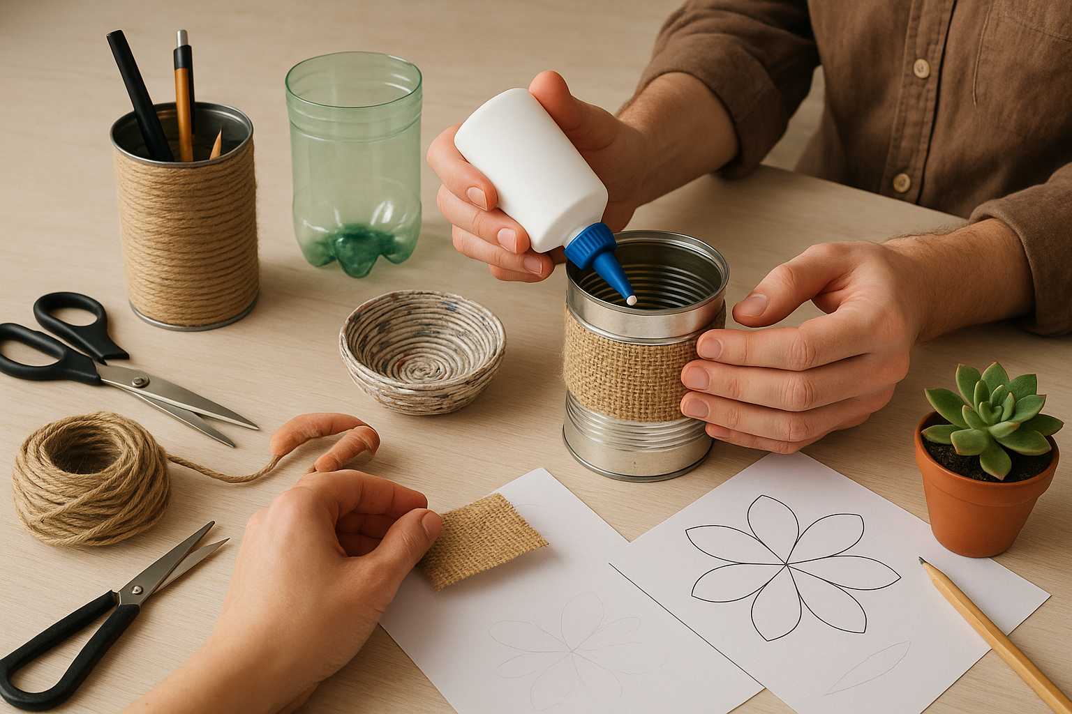 Riciclo creativo: 5 progetti facili con materiali di scarto (2)