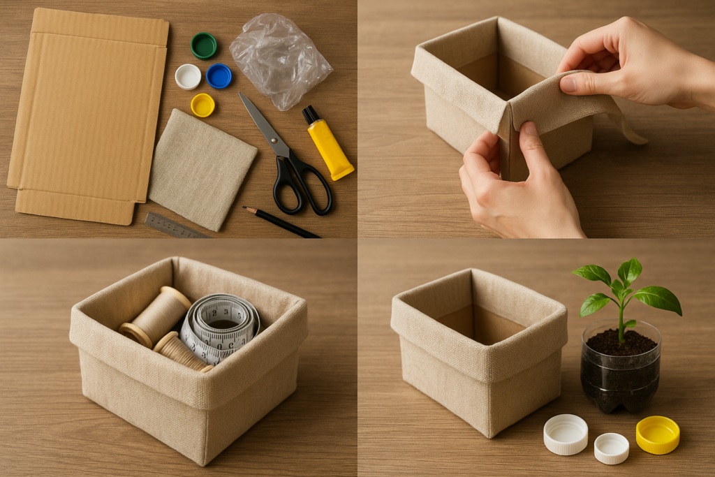 Riciclo creativo: 5 progetti che funzionano e si usano davvero