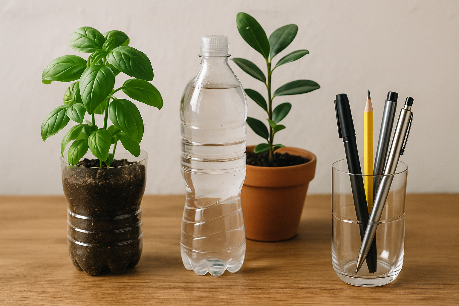 Riciclo creativo: 3 progetti semplici con bottiglie di plastica (2)