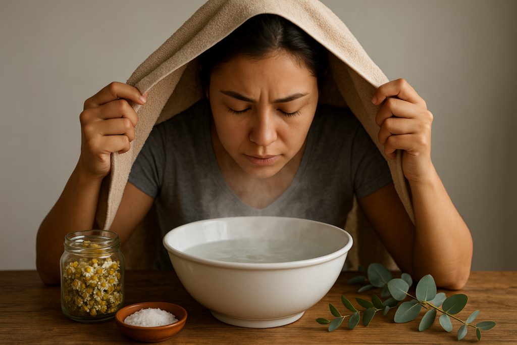 Suffumigi per il raffreddore: ricetta della nonna che funziona (e perché)