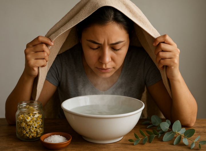 Suffumigi per il raffreddore: ricetta della nonna che funziona (e perché)