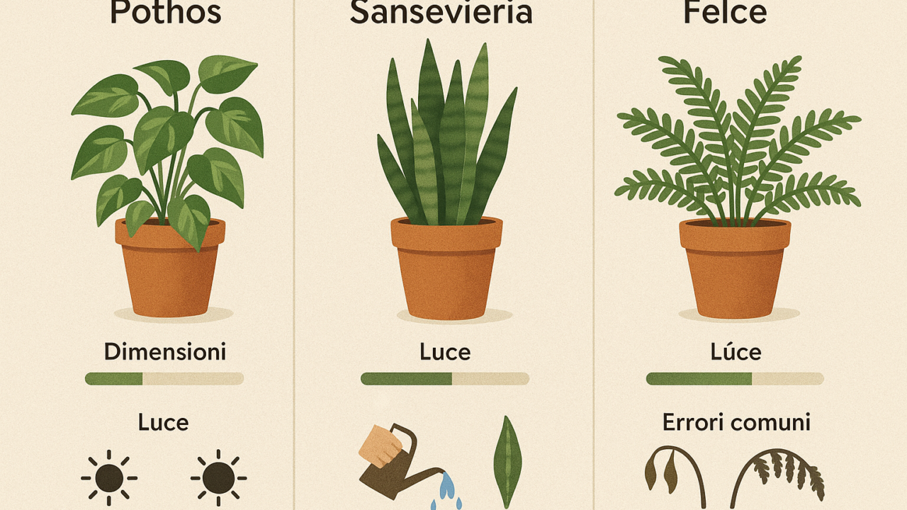 Piante da interno che purificano l'aria: quali scegliere e come non farle morire