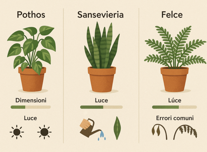 Piante da interno che purificano l'aria: quali scegliere e come non farle morire