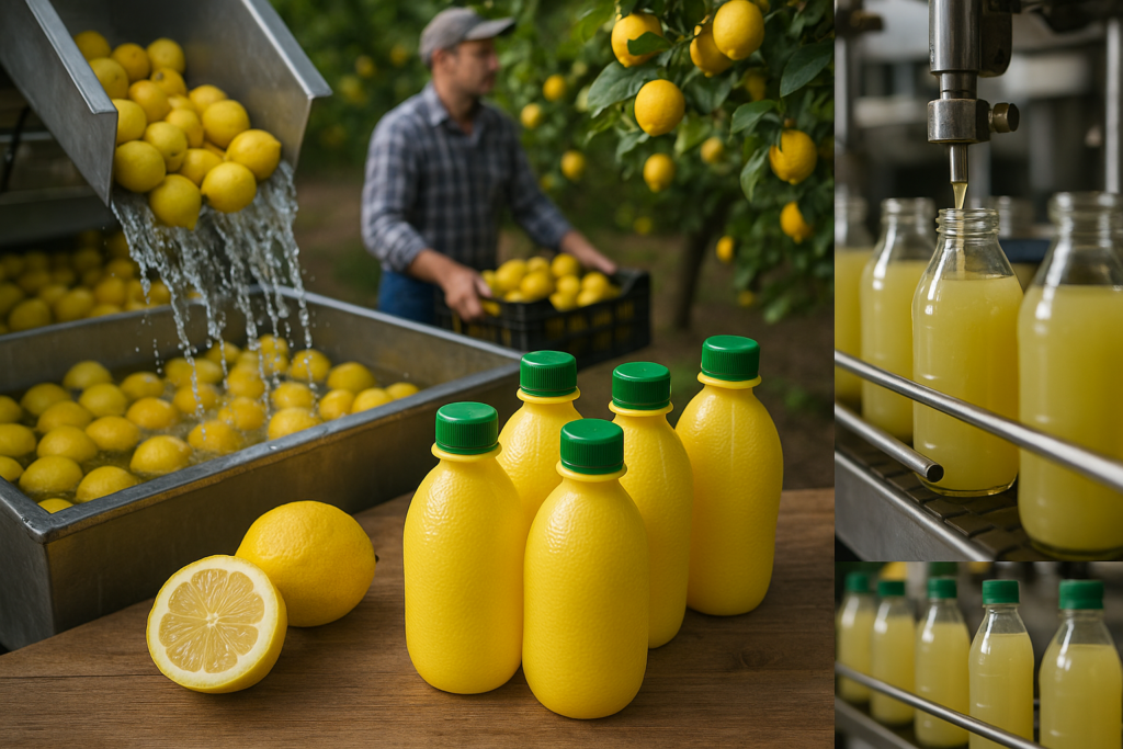 Succo di limone in bottiglietta: da dove viene davvero e cosa c'è dentro