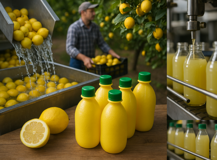 Succo di limone in bottiglietta: da dove viene davvero e cosa c'è dentro