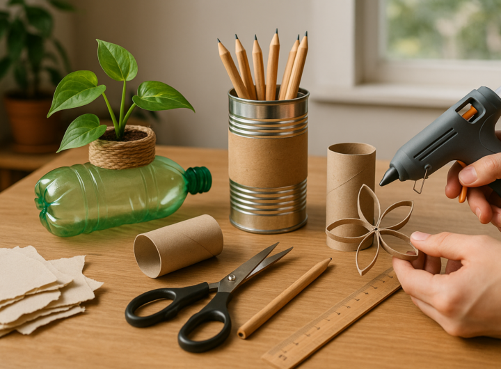 Riciclo creativo: 5 progetti facili con materiali di scarto