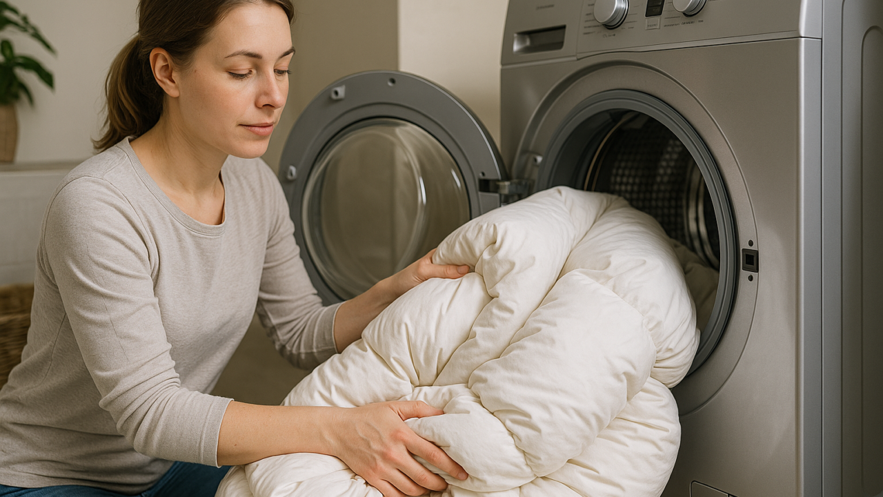 Come lavare il piumino in casa senza rovinarlo: metodo pratico e sicuro