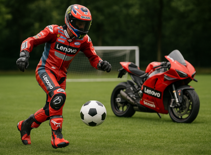 Piloti MotoGP sfidano calcio prima di Misano