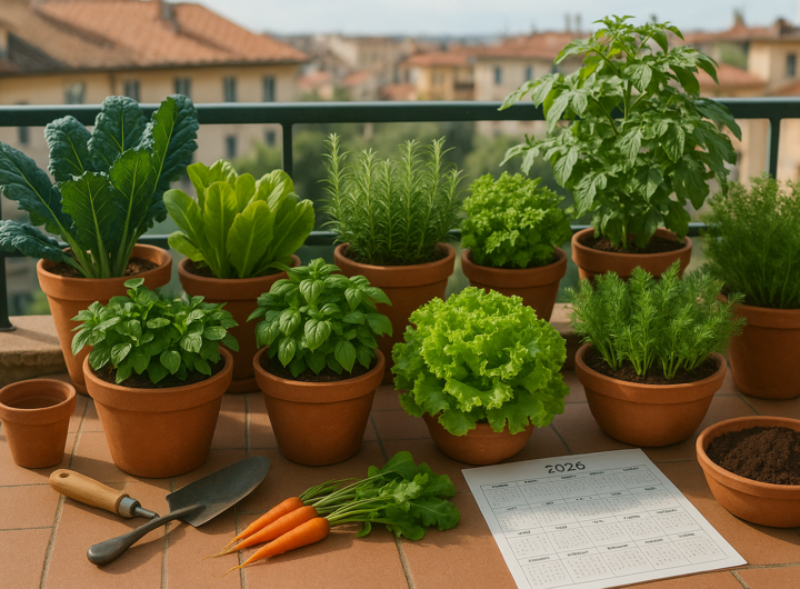Orto sul balcone o in giardino: iniziare con 5 piante che non muoiono