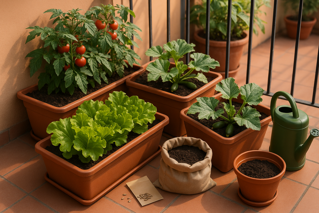 Orto biologico in balcone o giardino: inizia con 5 piante facili a luglio 2026