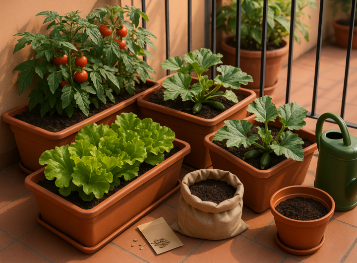 Orto biologico in balcone o giardino: inizia con 5 piante facili a luglio 2026
