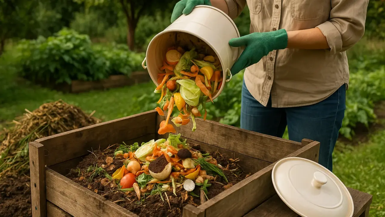 Compostaggio domestico: da rifiuti a terriccio in 3-6 mesi