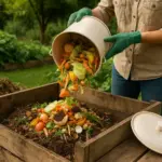 Compostaggio domestico: da rifiuti a terriccio in 3-6 mesi