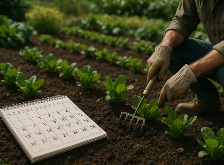 Orto in primavera: il calendario della fertilità per un raccolto abbondante