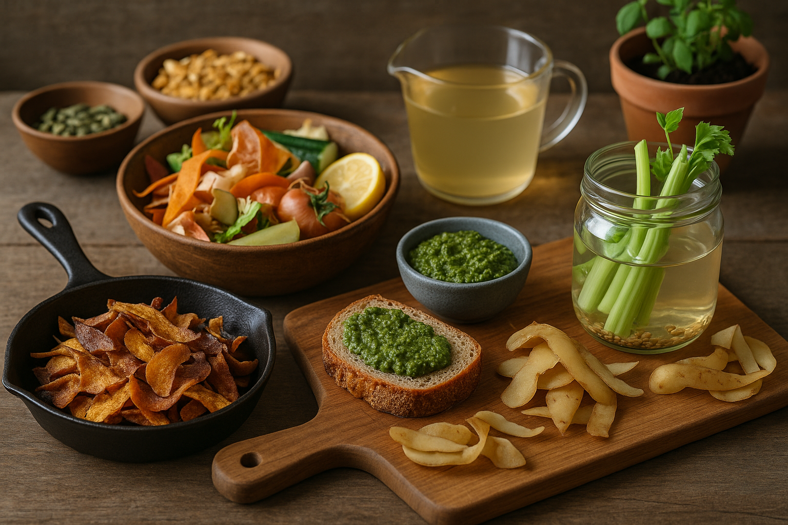 Riciclo creativo in cucina: 5 scarti che diventano ingredienti (e non solo compost)
