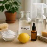 Pulizia ecologica della casa: aceto, bicarbonato e limone al posto dei chimici