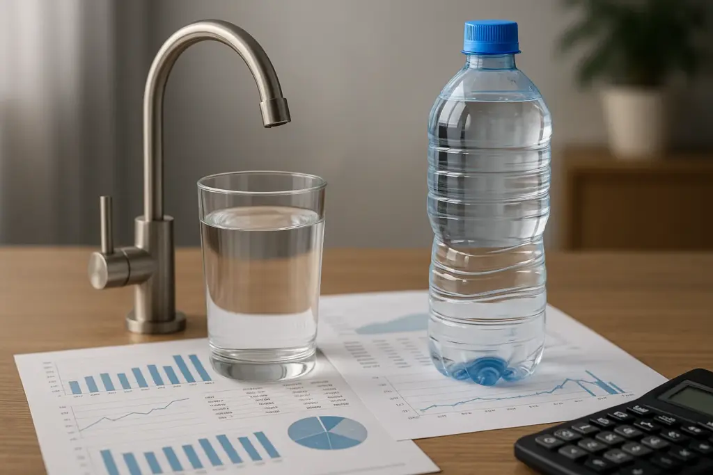 Acqua del rubinetto vs bottiglia: quanto inquini davvero e come risparmiare