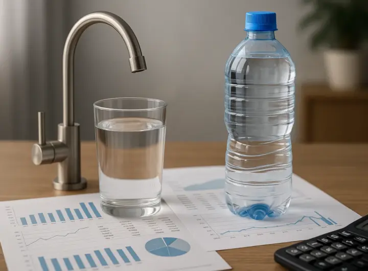 Acqua del rubinetto vs bottiglia: quanto inquini davvero e come risparmiare