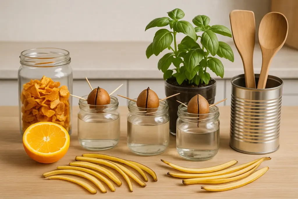 Riciclo creativo: 5 progetti facili per trasformare scarti di cucina in oggetti utili