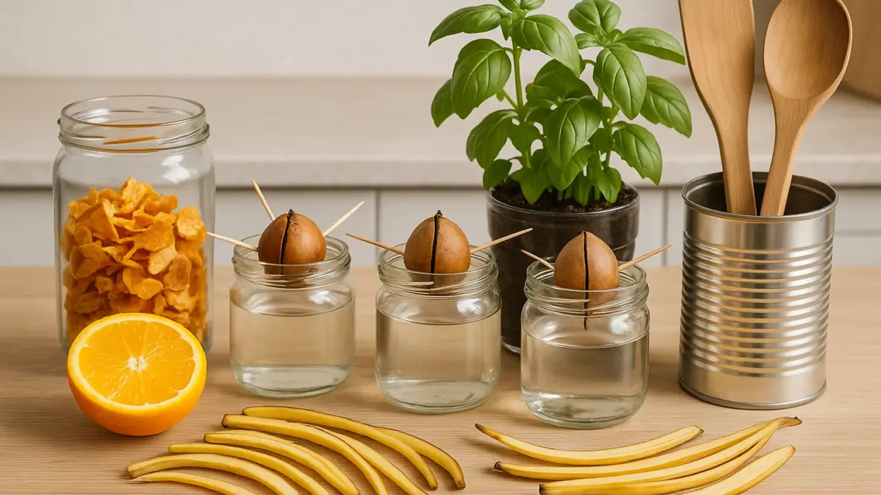 Riciclo creativo: 5 progetti facili per trasformare scarti di cucina in oggetti utili