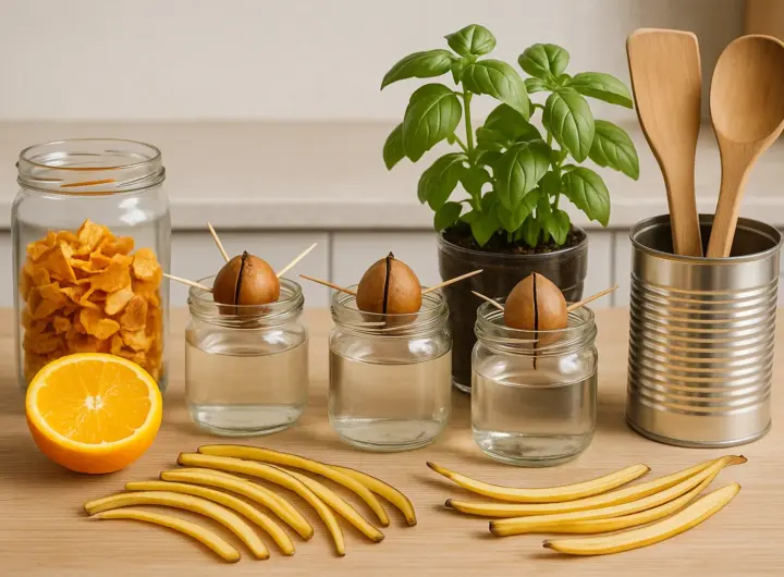 Riciclo creativo: 5 progetti facili per trasformare scarti di cucina in oggetti utili
