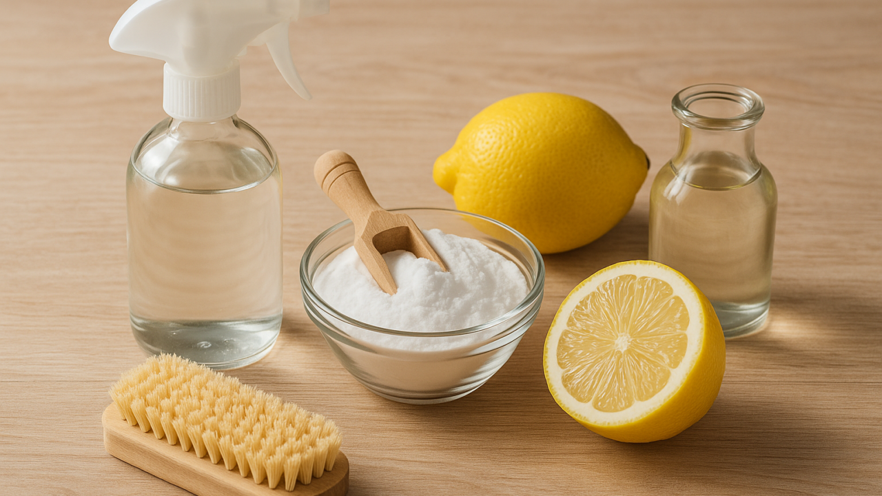 Pulizia naturale della casa: 3 ingredienti che sostituiscono 10 prodotti chimici