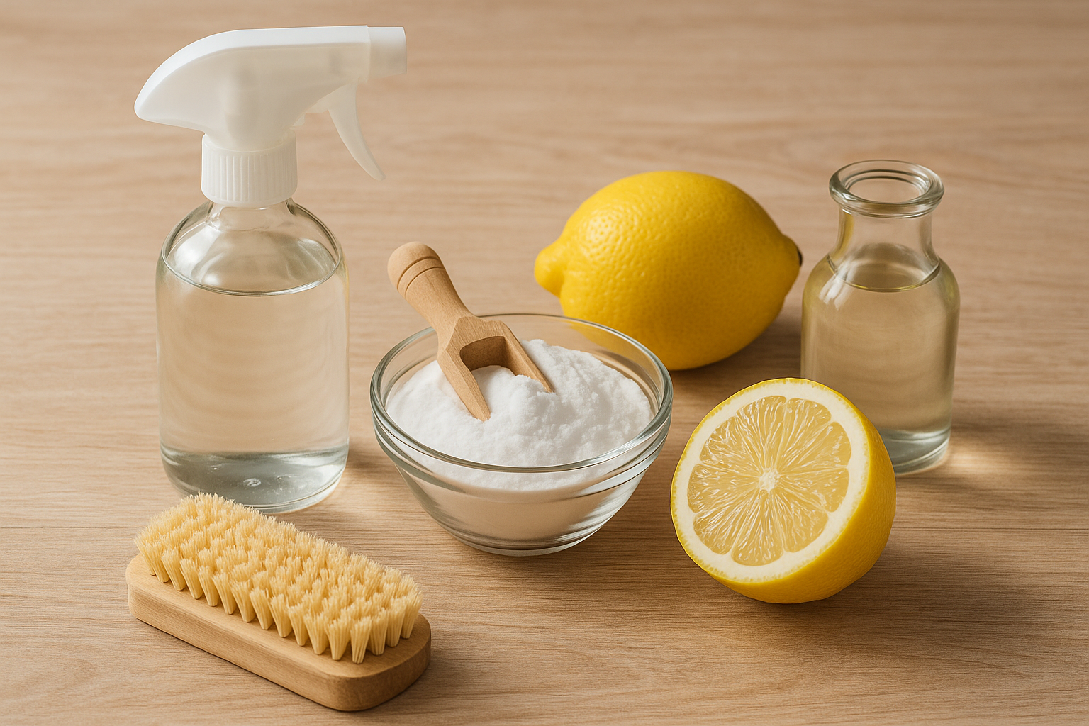 Pulizia naturale della casa: 3 ingredienti che sostituiscono 10 prodotti chimici