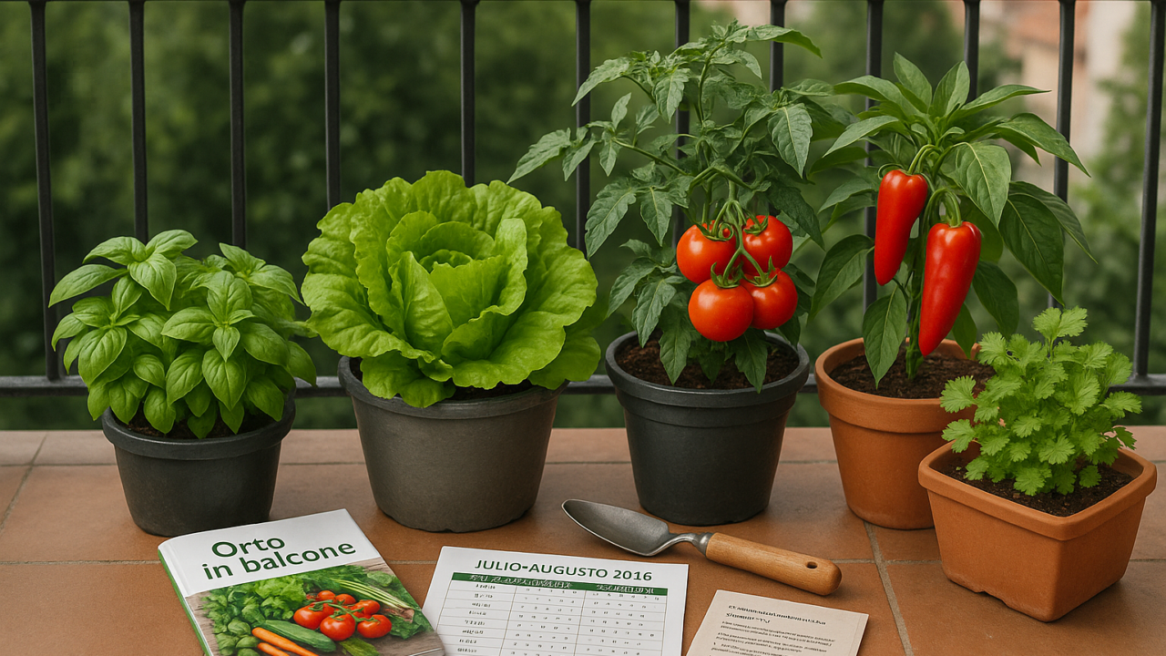Orto in balcone o giardino: 5 verdure facili da coltivare da subito