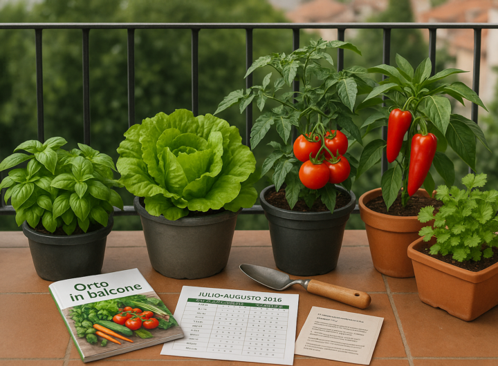 Orto in balcone o giardino: 5 verdure facili da coltivare da subito