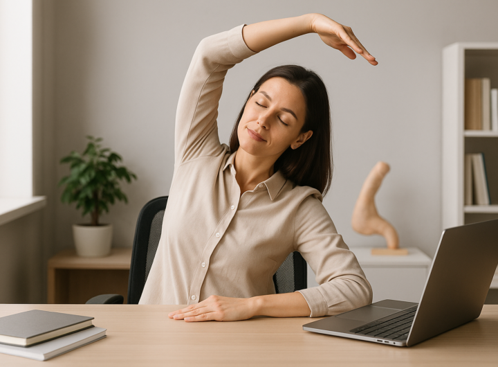 Combattere la sedentarietà da ufficio: 3 esercizi da fare in 3 minuti