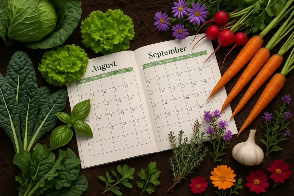 Orto e giardino: calendario di semina agosto-settembre 2026