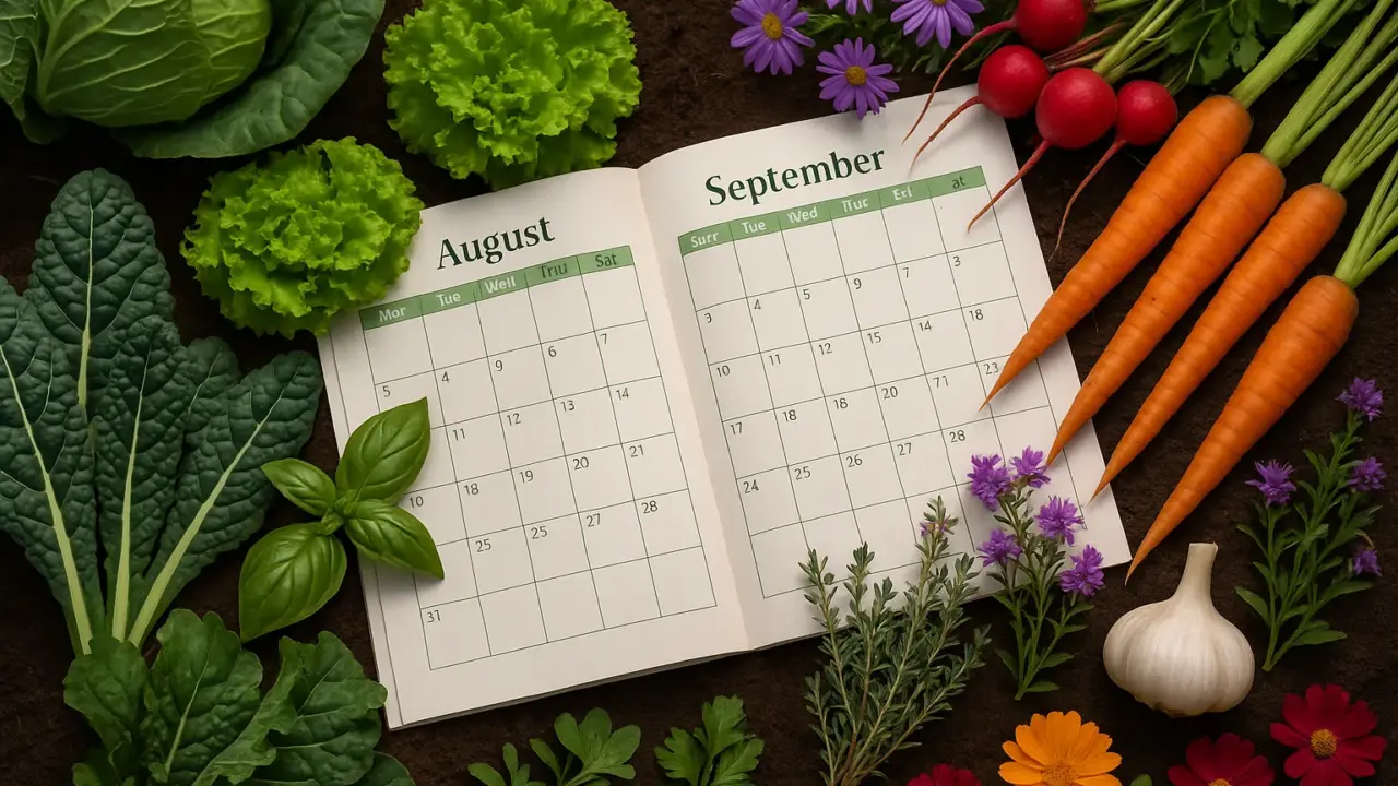Orto e giardino: calendario di semina agosto-settembre 2026
