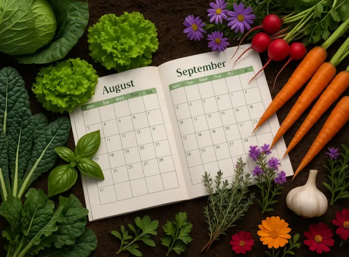 Orto e giardino: calendario di semina agosto-settembre 2026