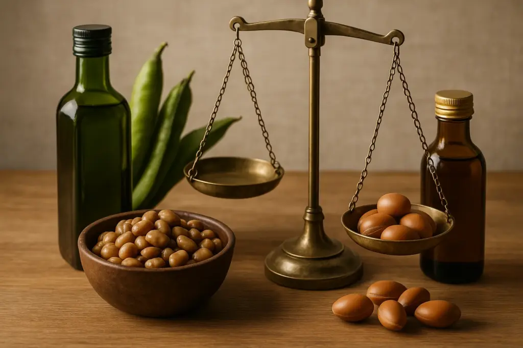 Argan, fava cottora e ricette green: ingredienti locali vs esotici a confronto