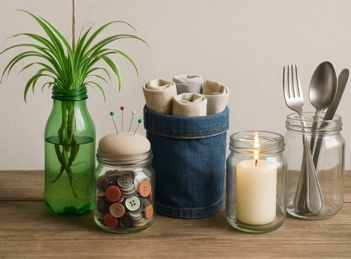 Riciclo creativo: 5 progetti facili da fare questo weekend