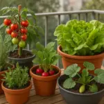 Orto in balcone: 5 verdure che crescono in vaso e raccoglierai in 2 mesi