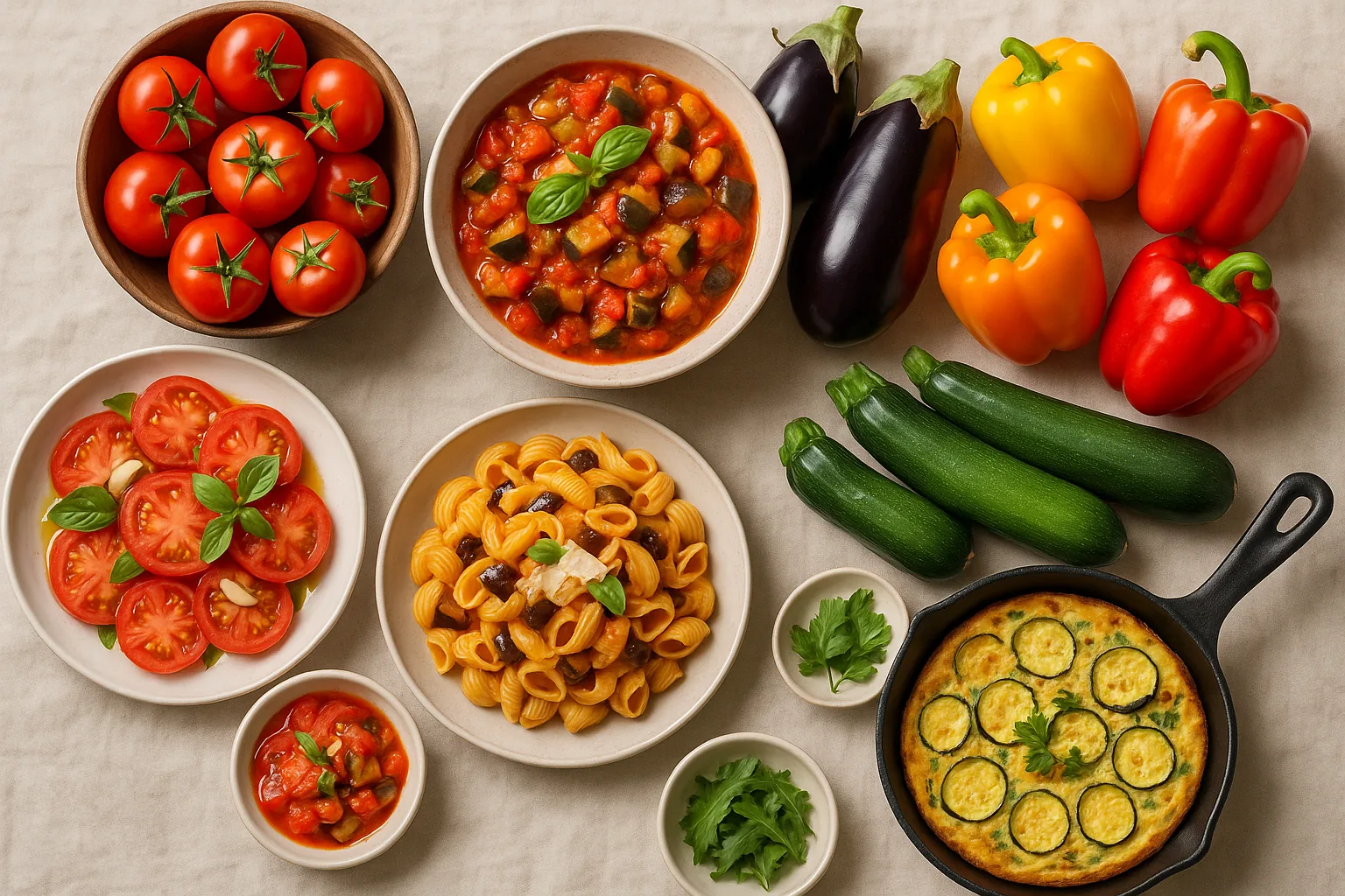 Ricette con verdure di stagione: agosto 2026 e cosa coltivare