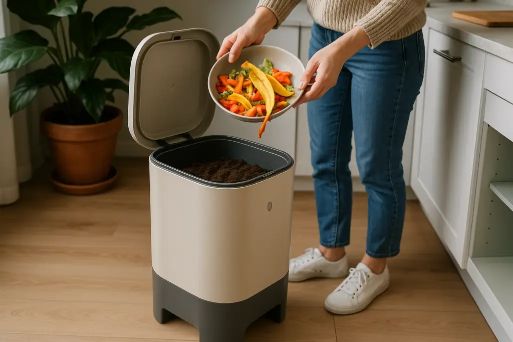 Compostaggio domestico in appartamento: il metodo che non puzza davvero