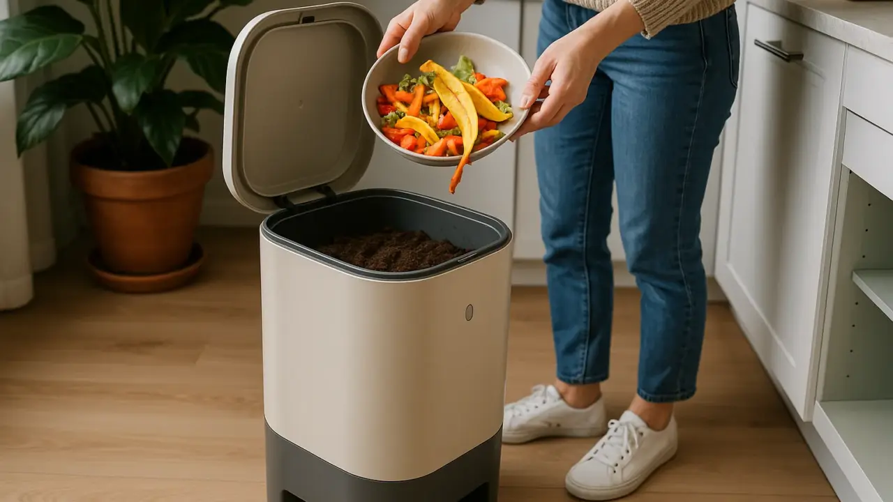 Compostaggio domestico in appartamento: il metodo che non puzza davvero