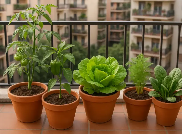 Orto biologico sul balcone: 5 verdure che crescono in vaso senza fatica