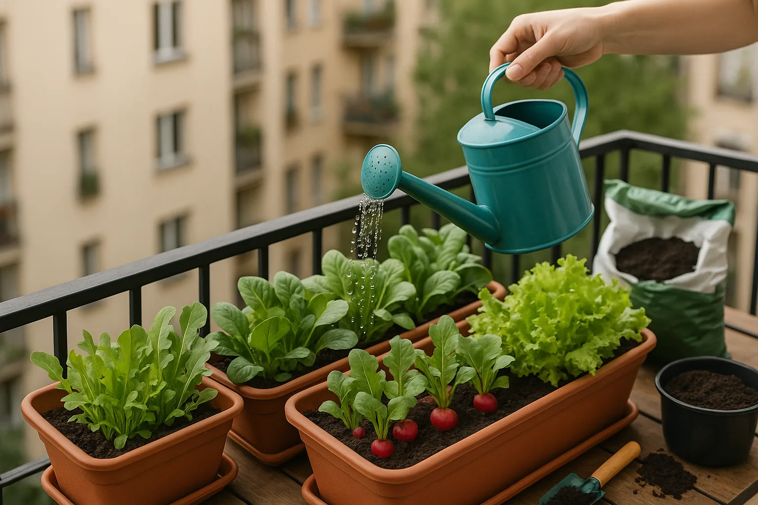 Orto in balcone: 4 verdure che crescono in 60 giorni senza esperienza