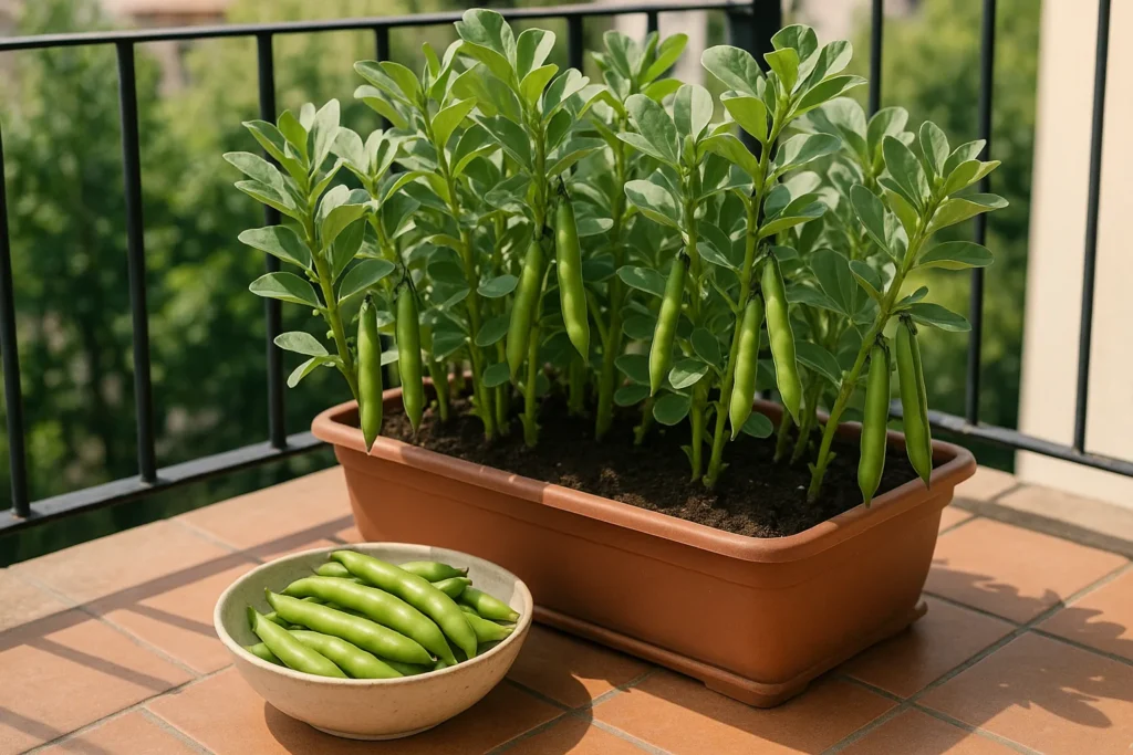 Orto in balcone o giardino: la fava cottora, la verdura dimenticata che cresce facilmente