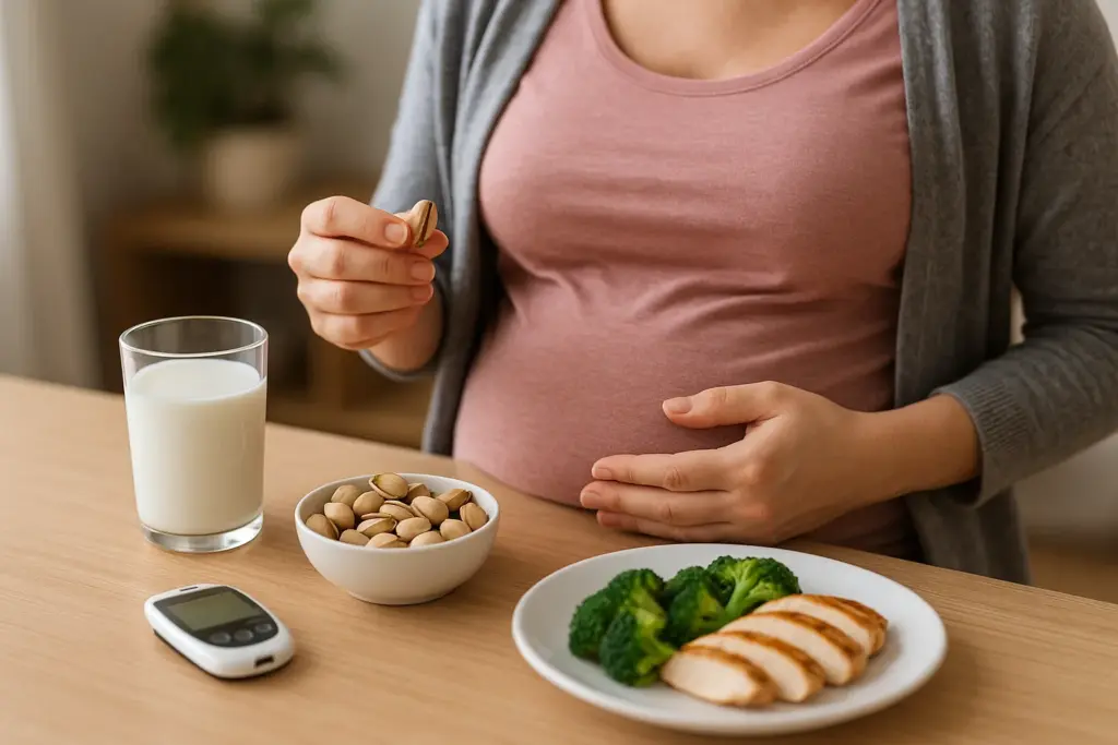 Pistacchio nella dieta per diabete gestazionale: porzioni e benefici