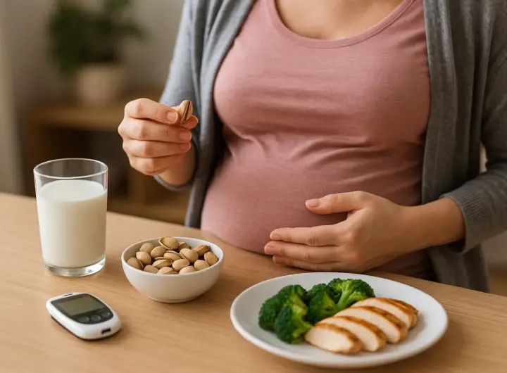 Pistacchio nella dieta per diabete gestazionale: porzioni e benefici