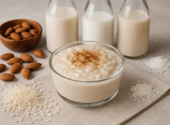 Ricetta: rice pudding vegano fatto in casa in 20 minuti