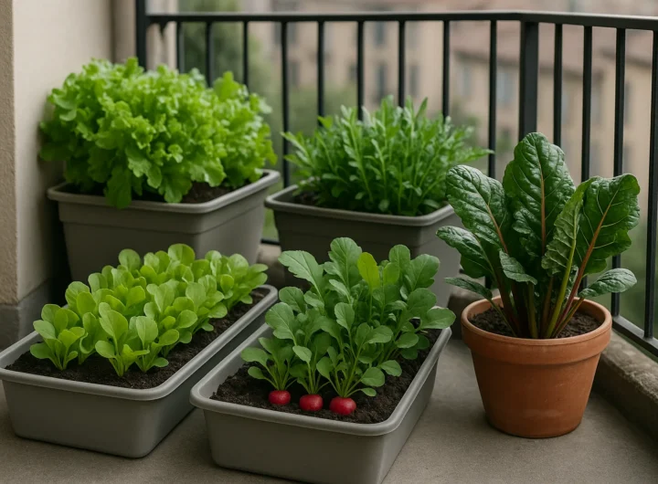 Orto in balcone: verdure concrete che crescono in 60-90 giorni