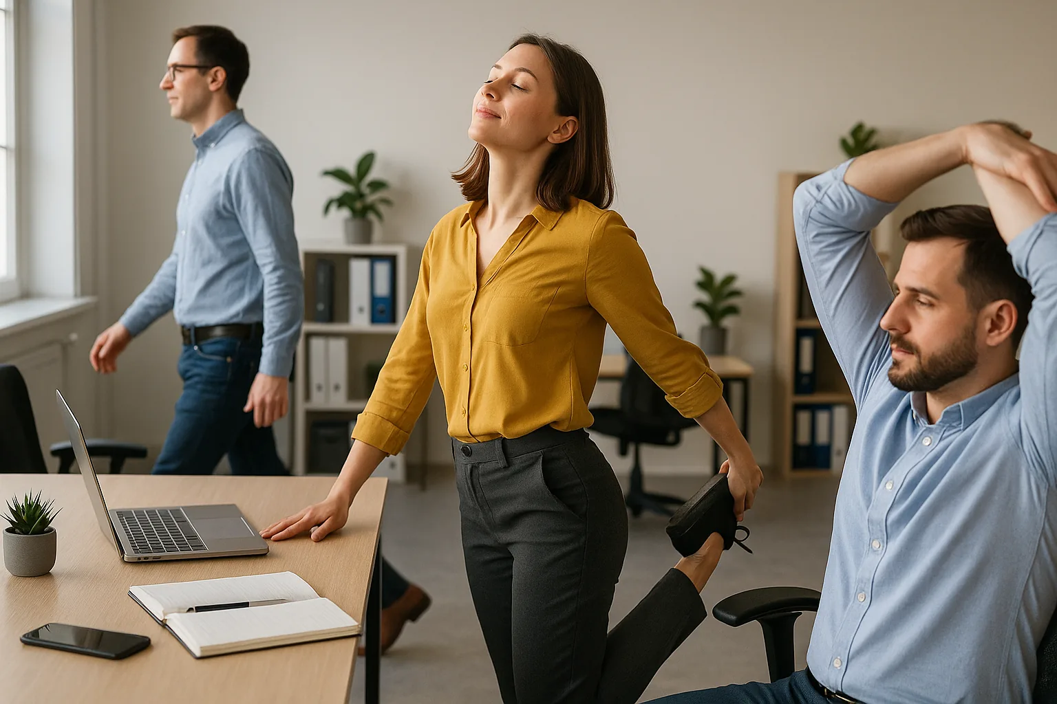 Sedentarietà da ufficio: 3 minuti di movimento ogni ora per invertire i danni