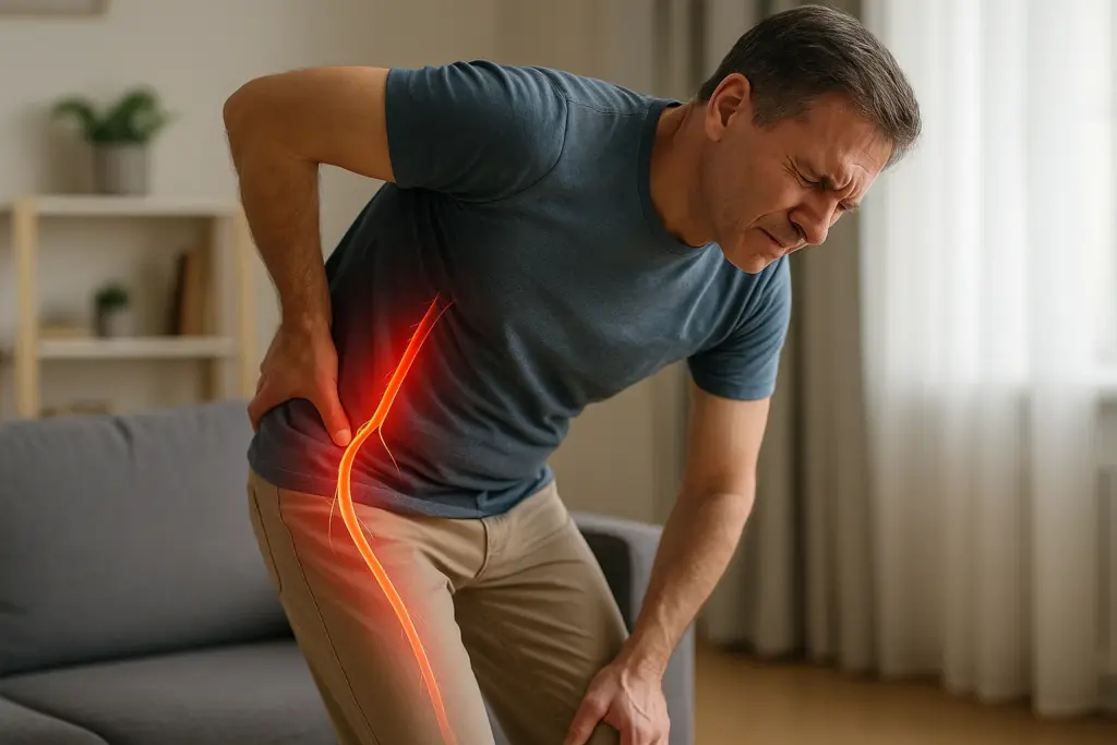 Dolore al nervo sciatico: esercizi e posture che riducono l'infiammazione